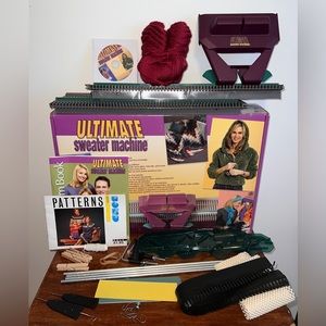 Bond America Ultimate Sweater Machine 1200 stitches /min - w/ CD & Patterns Book